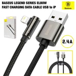 Baseus legend series elbow fast charging data cable USB to iP - Image 3