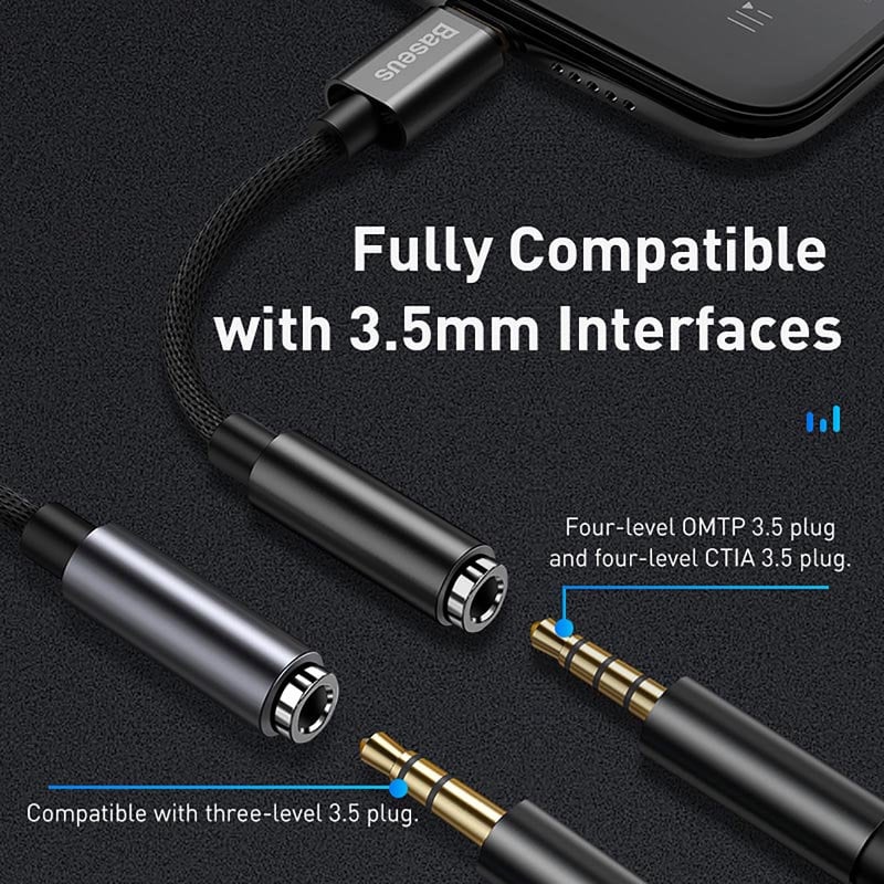 Baseus L3.5 ip male to 3.5mm female adapter dc964d 15fe741ff0ed44a4bbd115465aa28739 mv2