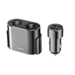Baseus Car Charger High Efficiency One To Two Cigarette Lighter - Image 2