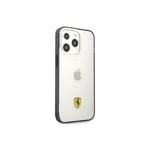 Ferrari Original Logo Transparent Case for iPhone 13 Pro