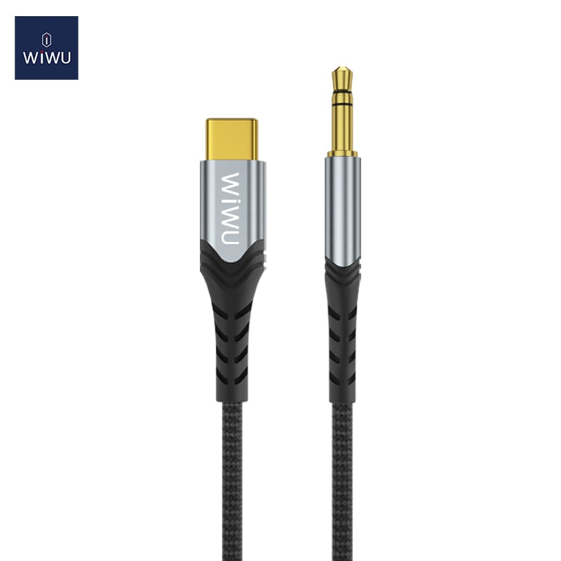 1 WiWU Aux Stereo Cable 3.5mm to USB -C - Image 1