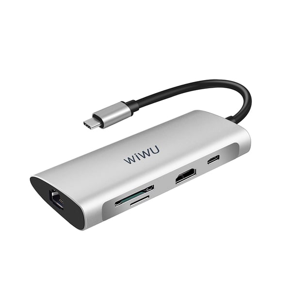 WiWU Alpha 8-in-1 Type-C Hub Adapter