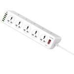 LDNIO SC10610 10 Outlets PD & QC 3.0 5USB (30w USB -C) Power Socket - Image 2