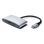 WiWU Alpha 3 In 1 USB -C Hub C2H