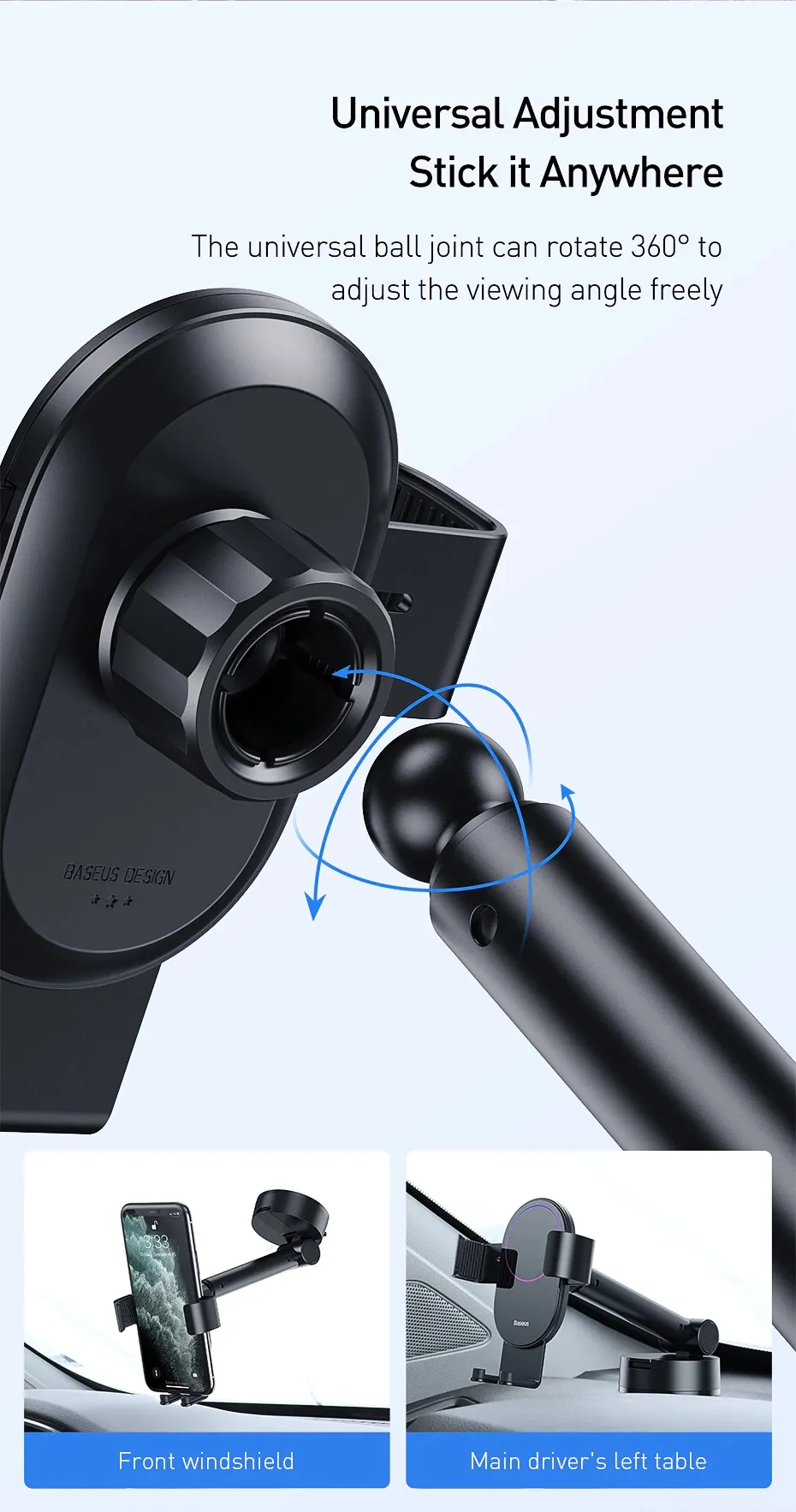 Baseus Simplism Gravity Car Mount Holder 10 5