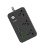 LDNIO 6 USB Ports and 3 Power Socket Extension - Image 2