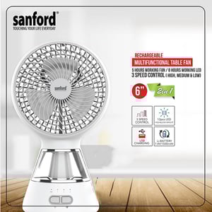 Sanford SF6663MFN Multi Function Portable Table Fan 06