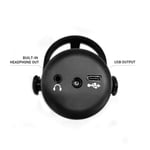JBL Commercial CSUM10 Compact USB Microphone for Recording, Streaming and Online Calls, Black, Medium - Image 3