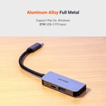 Porodo 3 in 1 Aluminum USB-C to HUB - Image 5
