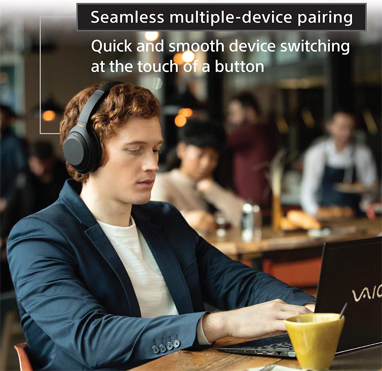 SONY WH-1000XM4 Wireless Over-ear Industry Leading Noise Canceling Headphones with Microphone 81XAjH XUqL. AC SL1500