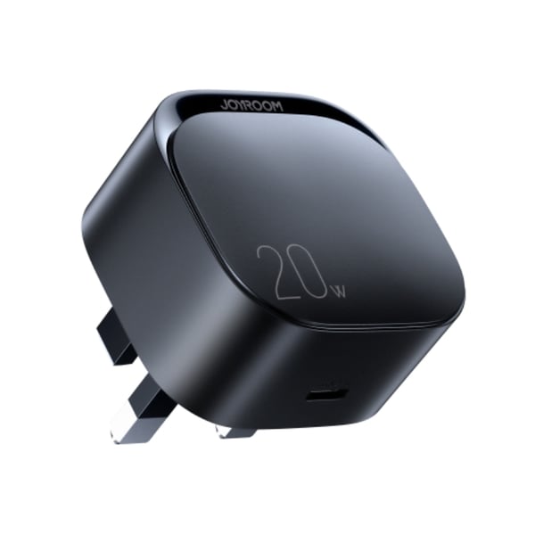 JOYROOM L-P210 20W PD USB-C / Type-C Fast Charger, UK Plug (Black)