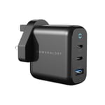 Powerology Compact 3 Output 65W GaN Charger