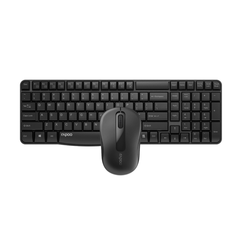 RAPOO X1800S Wireless Multimedia Keyboard and Mouse Combo RAPOO X1800S Wireless Multimedia Keyboard and Mouse Combo - Image 1