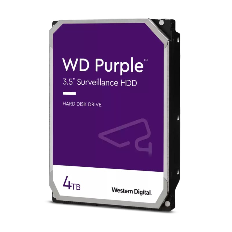 Western Digital Surveillance 4TB Purple Hard Drive - WD40PURZ Western Digital Surveillance 4TB Purple Hard Drive - WD40PURZ - Image 1
