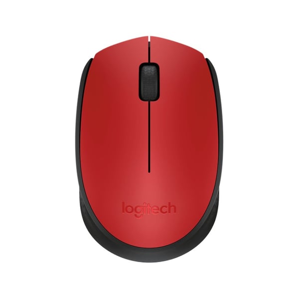 Logitech M171 Wireless Mouse-Red