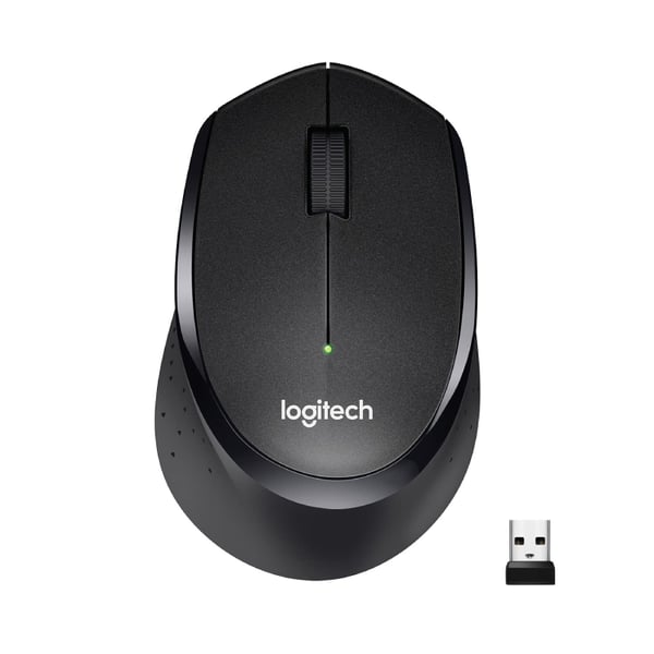 Logitech M331 Silent Plus Wireless Mouse - Black