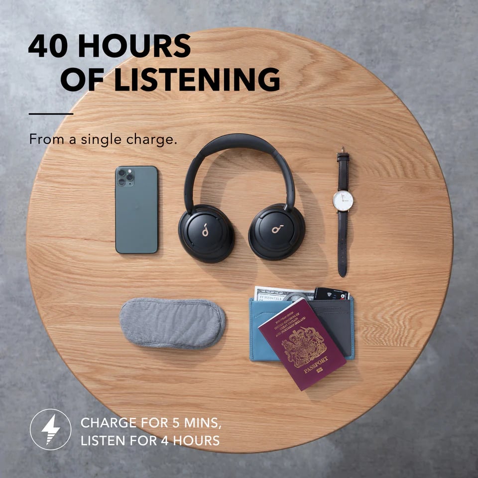 Soundcore by Anker Life Q30 Hybrid ANC Headphone - Image 7