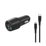 Powerology 32W Dual Port USB Car Charger