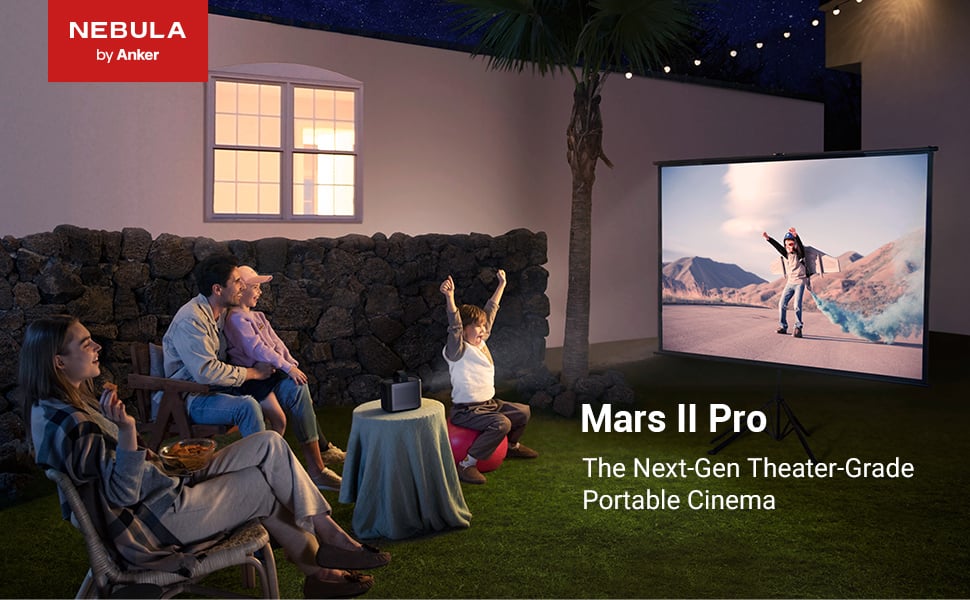 Anker NEBULA Mars II Pro 500 ANSI Lumen Portable Projector 1 2