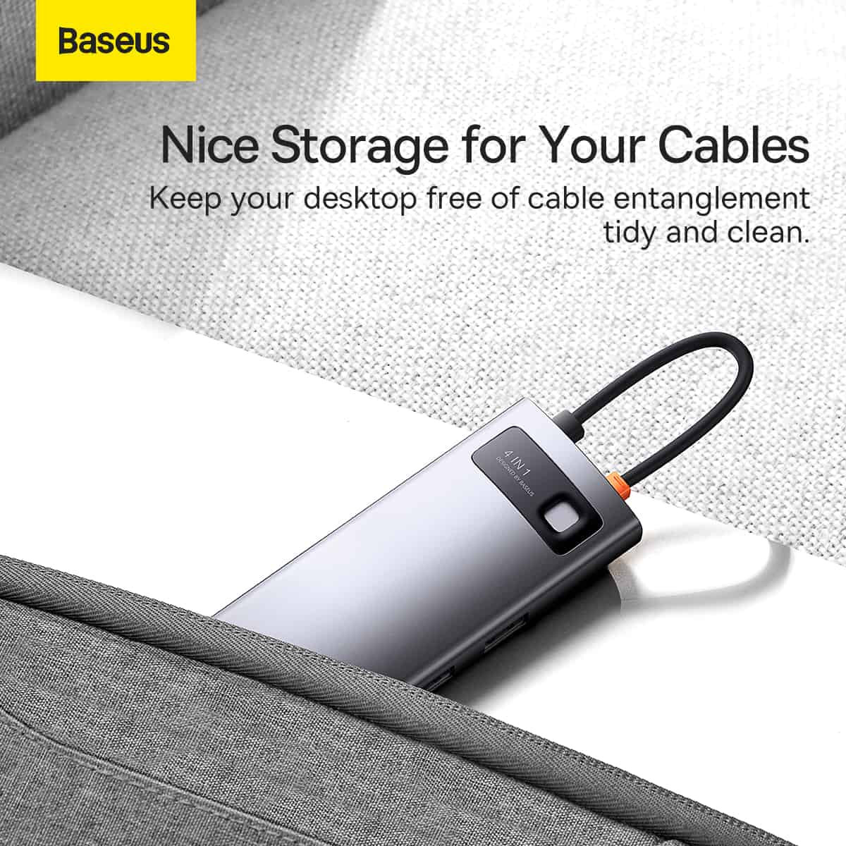 Baseus Starjoy 4in1 4-Port USB 3.0 Type-C Hub Adapter 5