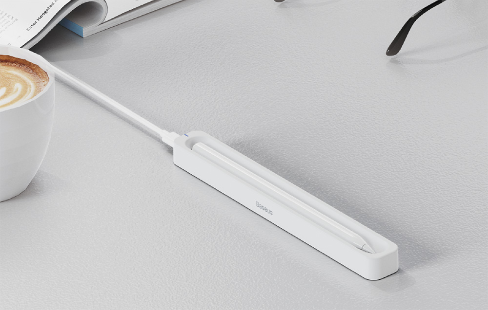Baseus Wireless charging case for Smooth Writing Stylus (white) 9