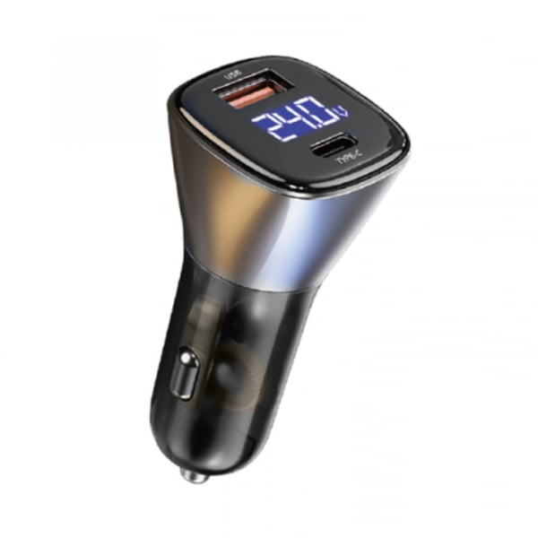WiWU PC500 72W USB + Type-C Dual Ports Car Charger