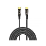 WiWU TM02 100W PD Data Cable Type-C to Type-C 2M - Black - Image 2