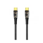 WiWU TM02 100W PD Data Cable Type-C to Type-C 2M - Black