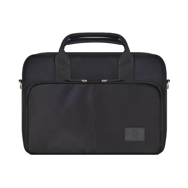 Green Lion Riven Laptop Handbag - Black