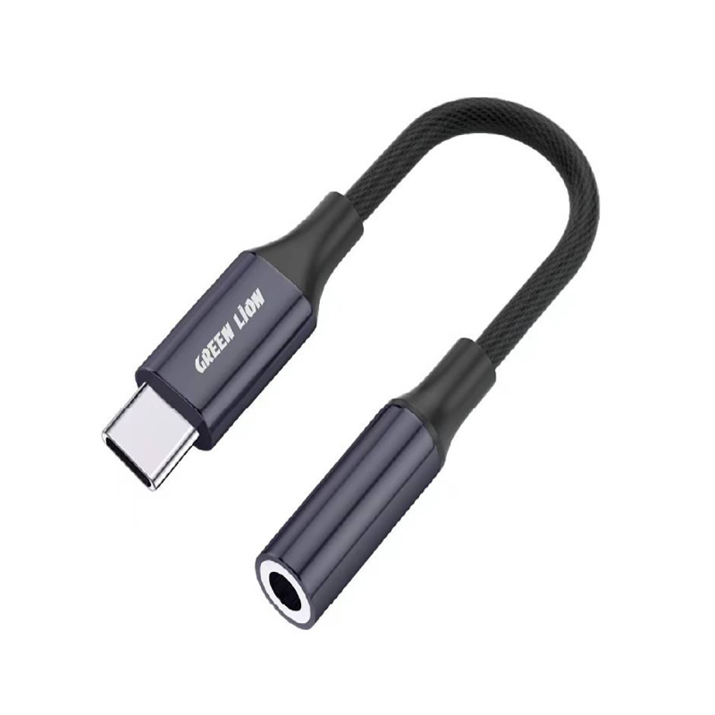 Green Lion Earphone Adapter Type-C to 3.5mm Audio Cable