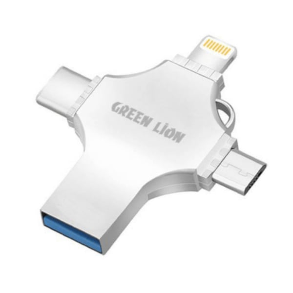 Green Lion 4-In-1 USB Flash Drive 256GB