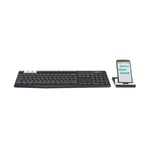 Logitech K375s MULTI-DEVICE Wireless Keyboard and Stand Combo