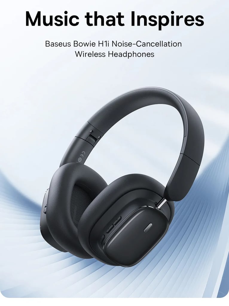 Baseus Bowie H1i Bluetooth Headphone Baseus Bowie H1i Bluetooth Headphone