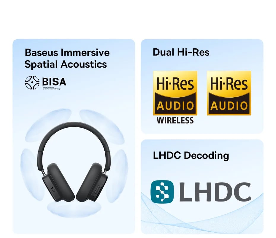 Baseus Bowie H1i Bluetooth Headphone wer wer ew