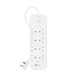 Belkin Surge Protector 8 Outlet with 1 USB-C & 1 USB-A