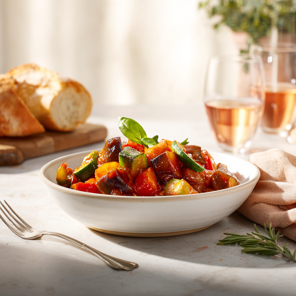 Recipe image: Ratatouille rústica en una olla