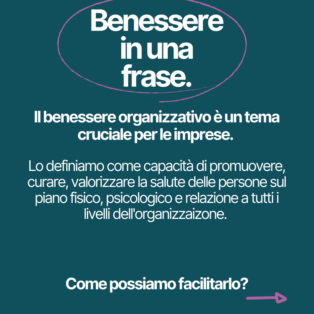 definizione di benessere organizzativo