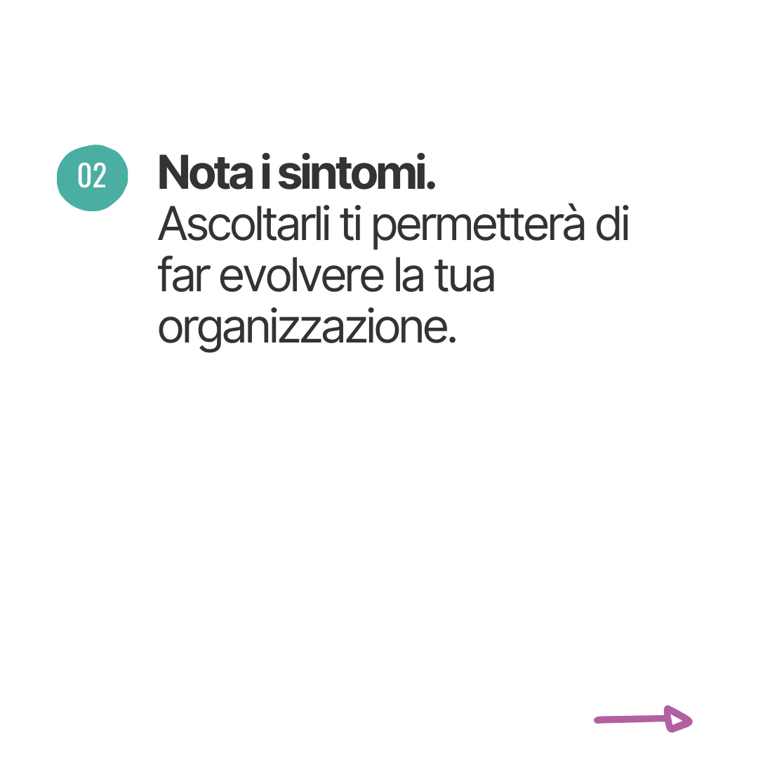 nota i sintomi di malessere