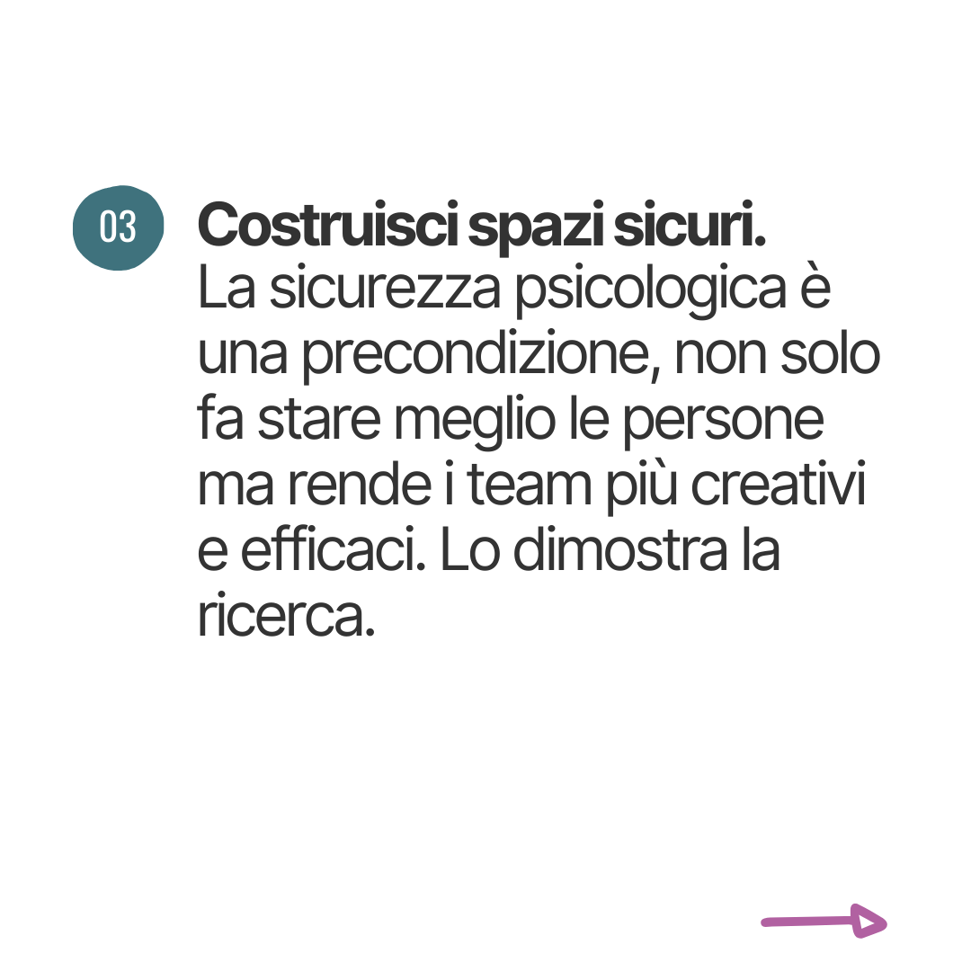 costruisci spazi sicuri