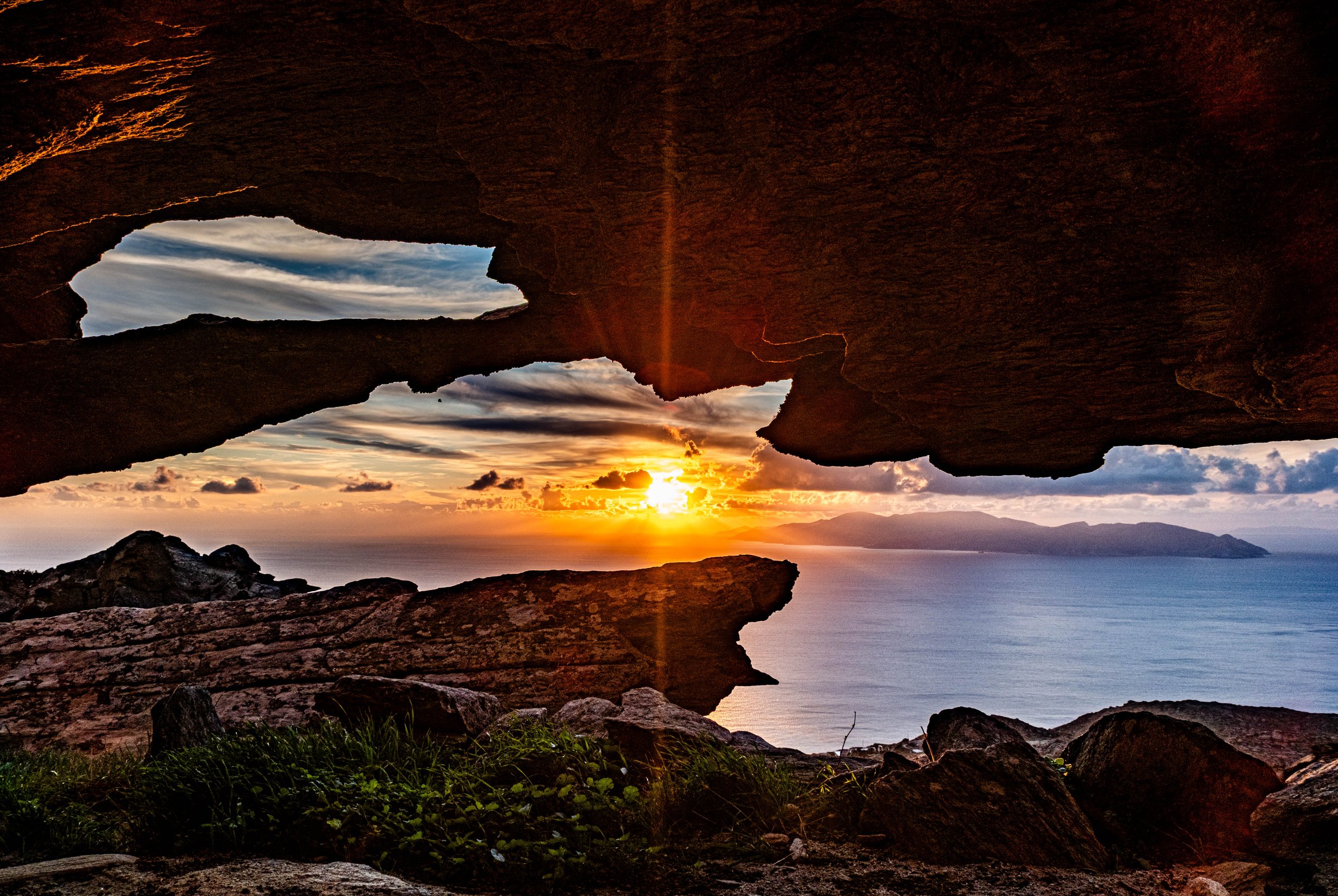 View of the Setting Sun