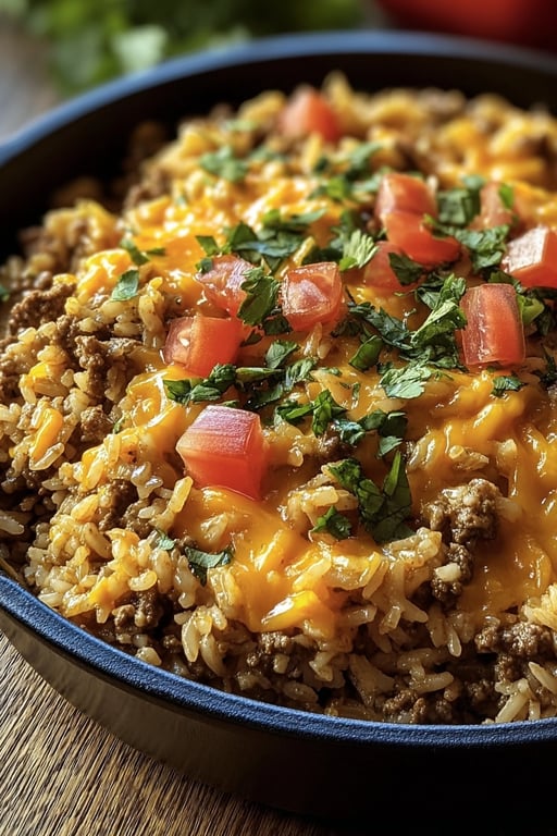 Cheesy Taco Rice Recipe – Quick Weeknight Dinner