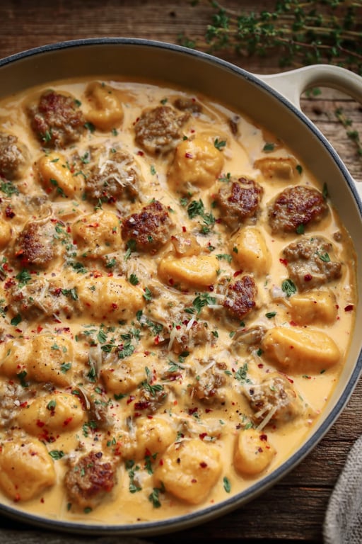 Creamy Butternut Squash Gnocchi Sausage: 12 Ingredients