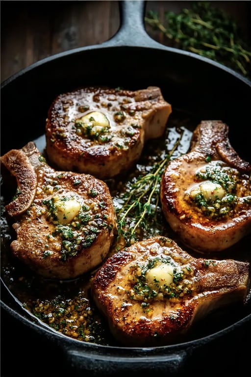Garlic Butter Pan Seared Turkey: 8 Ingredients