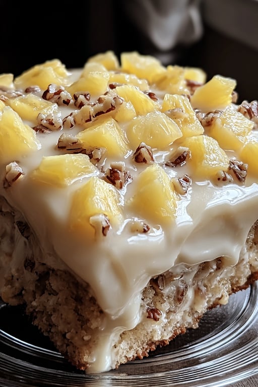 Pineapple Coconut Cake with Cream Cheese Icing (Easy Poke Cake, Serves 12)