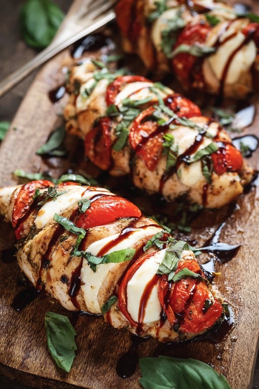 Stuffed Chicken Breasts Tomato Mozzarella Recipe – Easy