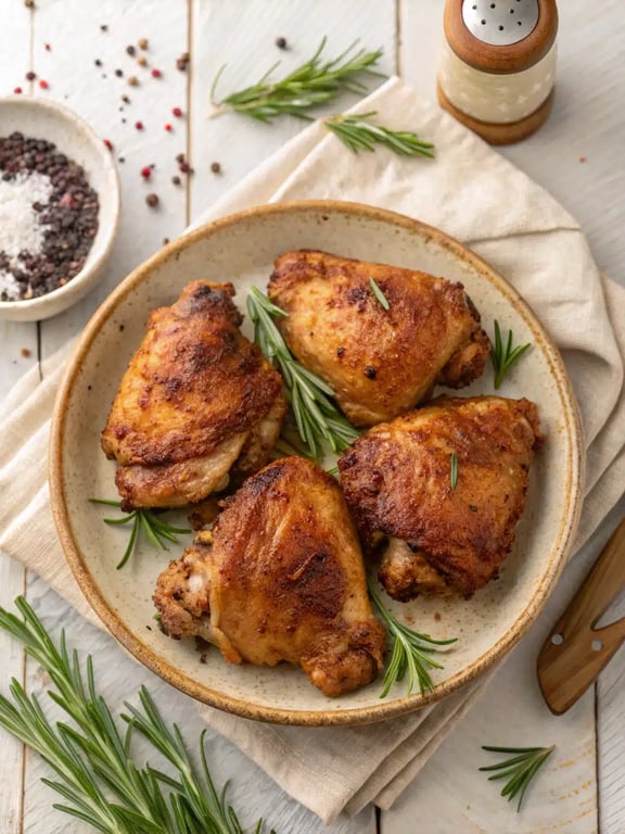Air Fryer Chicken Thighs with Simple Nostalgia