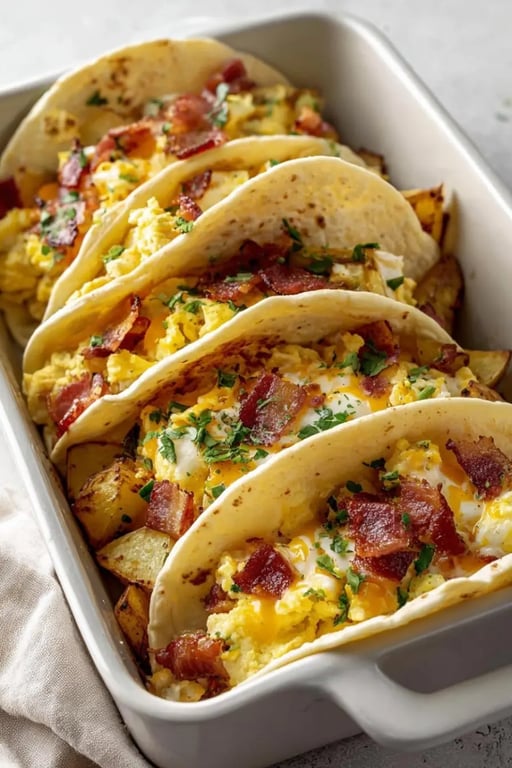 Baked Breakfast Tacos – A Simple Morning Saver for Busy Days