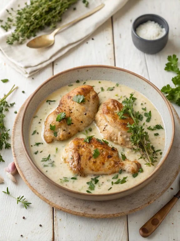 Simple Chicken White Wine Sauce Ready In 30 Minutes