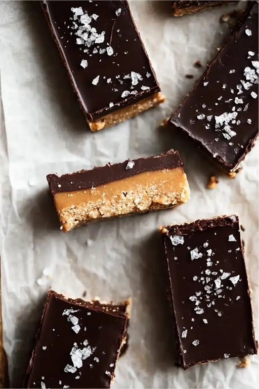 Chocolate Peanut Butter Protein Bars – No Bake, Healthy & Delicious 9 Chocolate peanut butter protein bar with a bite taken out