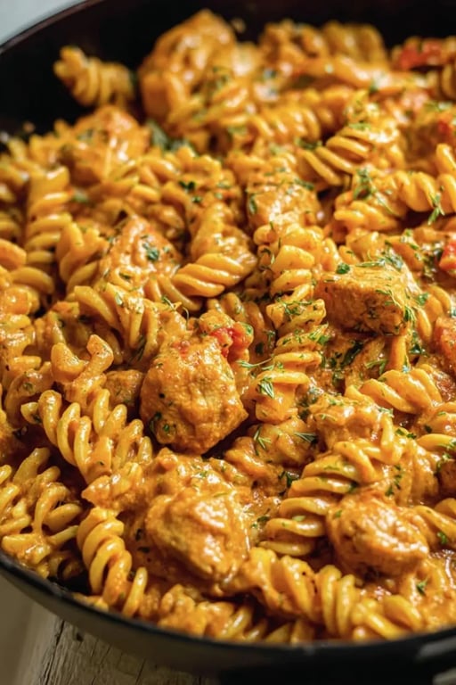Creamy Tomato Chicken Pasta — The Ultimate Weeknight Comfort Bowl